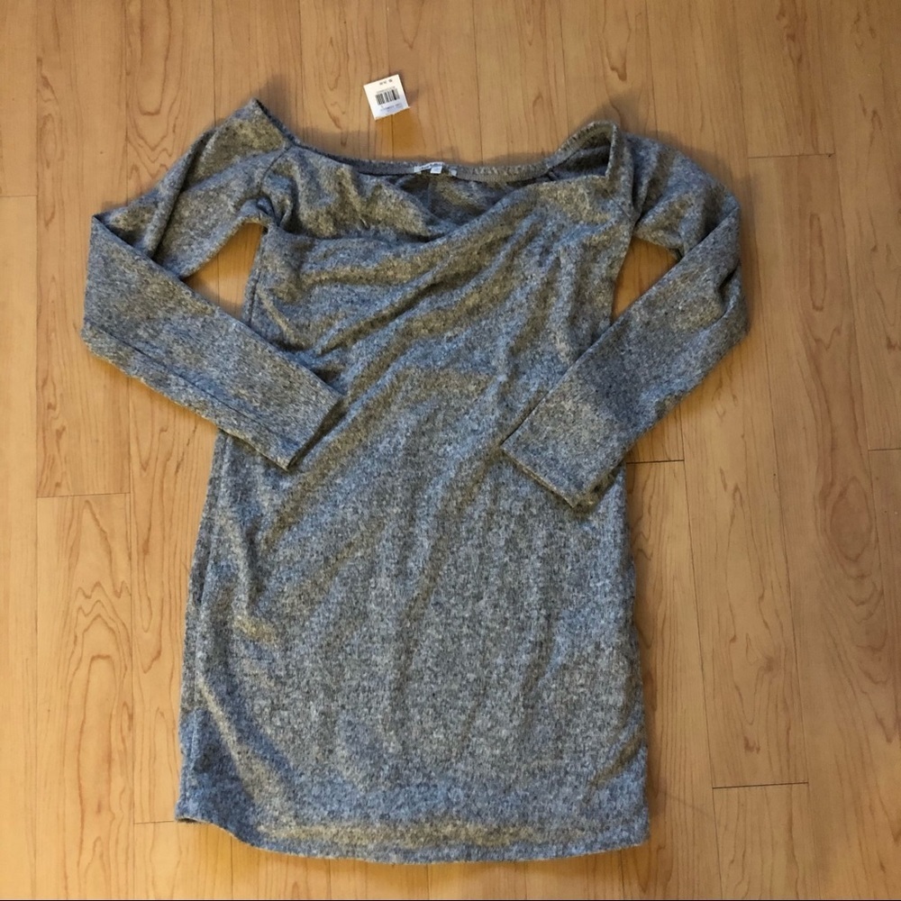 Grey Wrap Charlotte Russe Bodycon dress